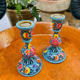 Kleurrijke kandelaars
