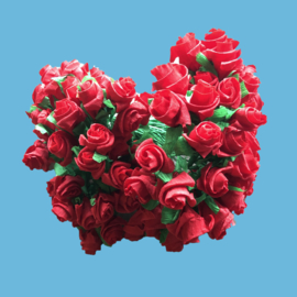 Bosjes bloemen papier