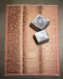 Plastic vloerkleed Gold pink | 180x270cm