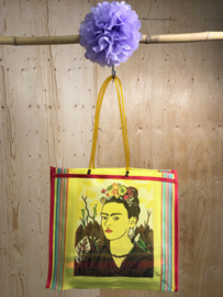 Tassen nylon met opdruk Frida Kahlo