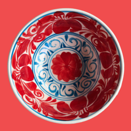 Schaal, gekleurd servies ø 21 cm