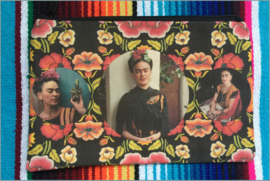 Etuis met foto van Frida Kahlo
