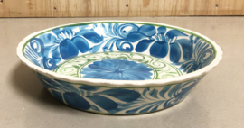 Ronde lage schaal duokleur, ø 27 cm.