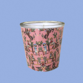 Kaarsen in glas met print
