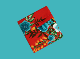Bloemen kussenhoes