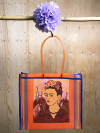 Tassen nylon met opdruk Frida Kahlo