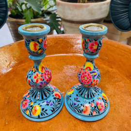 Kleurrijke kandelaars