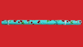 Tafelzeil kers - turquoise