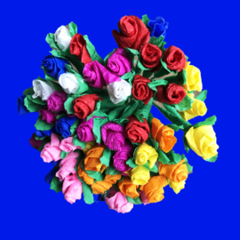 Bosjes bloemen papier
