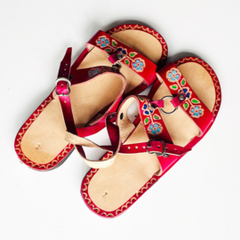 Sandaaltjes, handmade in Mexico