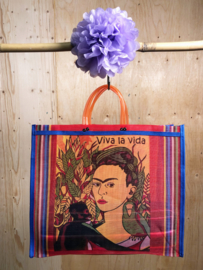 Tassen nylon met opdruk Frida Kahlo