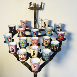 Kaarsen in glas met print