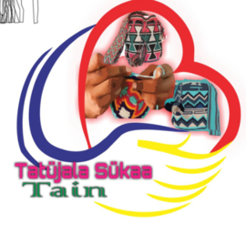 Wayuu bag creamy brown L