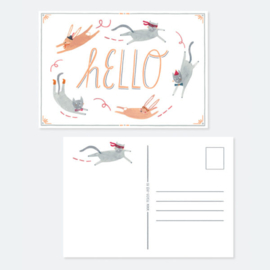 Teken-ing Hello card