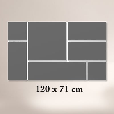 ClickBlocks Acryl compleet 120 x 72 cm (achtergrond zwart)