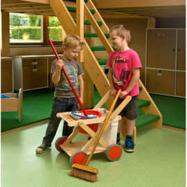 Schoonmaak trolley Educo op=op!