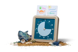 Time Timer® RETRO – Eco Editie - kleur Water (Blauw) of Land (Groen) - NIEUW