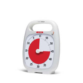 Time Timer® PLUS 60 Minuten – Wit -140 × 180 mm