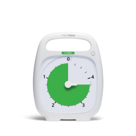 Time Timer® PLUS 5 Minuten – wit