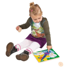 Educo puzzel met knoppen Libelle