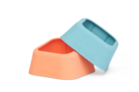 Colours Case Pack for Time Timer MOD - Dreamsicle Orange (oranje) en Lake Day Blue (zachtblauw).