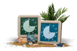 Time Timer® RETRO – Eco Editie - kleur Water (Blauw) of Land (Groen) - NIEUW