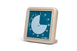 Time Timer® RETRO – Eco Editie - kleur Water (Blauw) of Land (Groen) - NIEUW