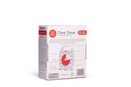 Time Timer® PLUS 60 Minuten – Wit -140 × 180 mm