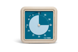 Time Timer® RETRO – Eco Editie - kleur Water (Blauw) of Land (Groen) - NIEUW