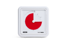 Time Timer® Braille Medium ROOD– Speciaal voor mensen met een visuele beperking