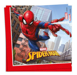 Spiderman servetten 20st 33cm