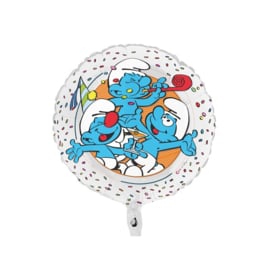 Smurfen folie ballon 45cm