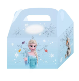 Frozen traktatie boxen karton 4 stuks 8,5 x 9 x 15,5 cm