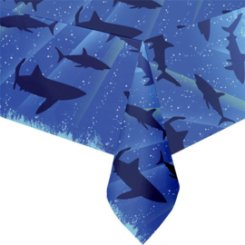 Shark haai tafelkleed plastic 137cm x 274cm