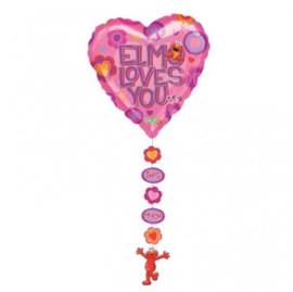 Elmo loves you this much folie ballon 61cm