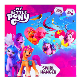 My little pony hangdecoratie 3 stuks 60cm