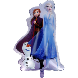 Frozen Anna Elsa Olaf folie ballon 45x62cm