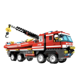 Lego City brandweerwagen folie ballon kubusvormig 81cm