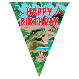 Jurassic dinosaurus vlaggenlijn 3,9m