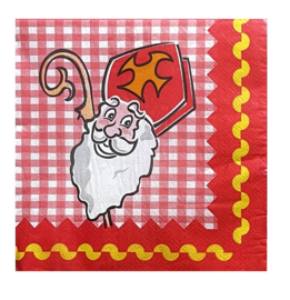 Sinterklaas servetten 20 stuks 33x33cm