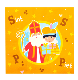 Sinterklaas servetten 16 stuks 33x33cm
