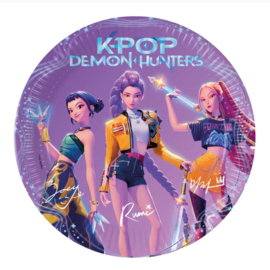 KPop Demon Hunters borden 8 stuks 23cm