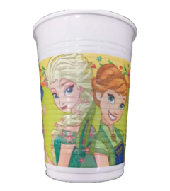 Frozen bekertjes plastic 8st 200ml