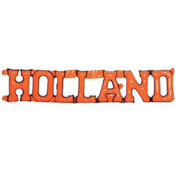 Holland opblaasbare tekst oranje 1,6m