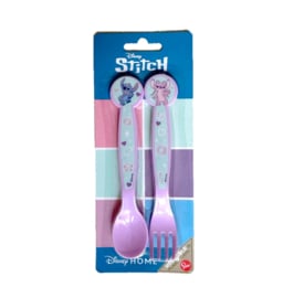 Stitch bestek set lepel + vork