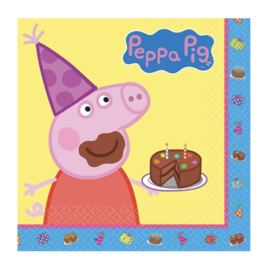 Peppa Pig servetten 16 stuks 33x33cm
