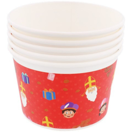 Sinterklaas snoepbakjes 5st 550ml