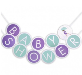 Baby Shower letterslinger 3m