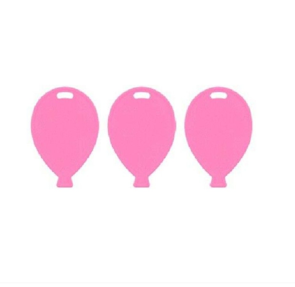 Ballongewicht heliumballon roze