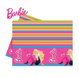 Barbie tafelkleed plastic 120x180cm